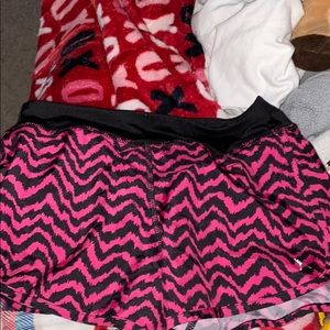 really cute pink and black shorts